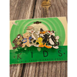 Vintage Warner Bros. Barette. Porky Pig, Bugs Bunny Multicolor